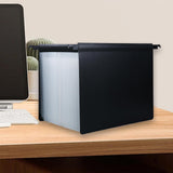 Maxbell Expanding Hanging File Folder 25 Pocket Document Folder for Papers Envelopes Clear