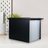 Maxbell Expanding Hanging File Folder 25 Pocket Document Folder for Papers Envelopes Clear