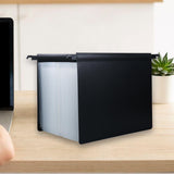 Maxbell Expanding Hanging File Folder 25 Pocket Document Folder for Papers Envelopes Clear