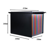 Maxbell Expanding Hanging File Folder 25 Pocket Document Folder for Papers Envelopes Colorful