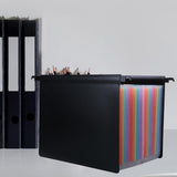 Maxbell Expanding Hanging File Folder 25 Pocket Document Folder for Papers Envelopes Colorful
