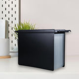 Maxbell Expanding Hanging File Folder Accordion File Organizer for Documents Receipt Clear