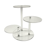 Maxbell Acrylic Display Tower for Cupcake Perfume Rings Earrings Display Collections