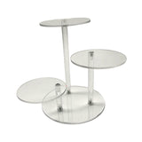 Maxbell Acrylic Display Tower for Cupcake Perfume Rings Earrings Display Collections