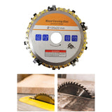 Maxbell Wood Carving Chain Saw Disc Angle Grinder Disc Chain Plate for Angle Grinder Yellow