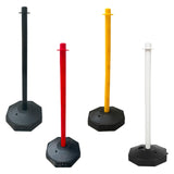 Maxbell 33inch Traffic Post Cone Parking Post with Fillable Base for Traffic Caution Black