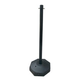 Maxbell 33inch Traffic Post Cone Parking Post with Fillable Base for Traffic Caution Black