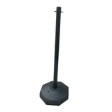 Maxbell 33inch Traffic Post Cone Parking Post with Fillable Base for Traffic Caution Black