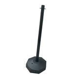Maxbell 33inch Traffic Post Cone Parking Post with Fillable Base for Traffic Caution Black