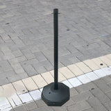 Maxbell 33inch Traffic Post Cone Parking Post with Fillable Base for Traffic Caution Black