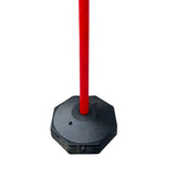 Maxbell 33inch Traffic Post Cone Parking Post with Fillable Base for Traffic Caution Red
