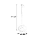 Maxbell 33inch Traffic Post Cone Parking Post with Fillable Base for Traffic Caution Red