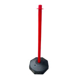 Maxbell 33inch Traffic Post Cone Parking Post with Fillable Base for Traffic Caution Red