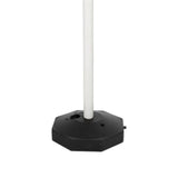 Maxbell 33inch Traffic Post Cone Parking Post with Fillable Base for Traffic Caution White