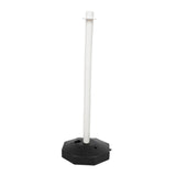Maxbell 33inch Traffic Post Cone Parking Post with Fillable Base for Traffic Caution White