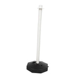Maxbell 33inch Traffic Post Cone Parking Post with Fillable Base for Traffic Caution White