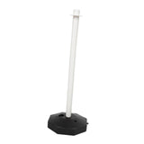 Maxbell 33inch Traffic Post Cone Parking Post with Fillable Base for Traffic Caution White