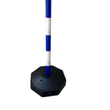 Maxbell Traffic Delineator Post Cone Parking Post Water Fillable Garage Caution Sign Blue White