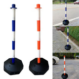 Maxbell Traffic Delineator Post Cone Parking Post Water Fillable Garage Caution Sign Blue White