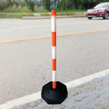 Maxbell Traffic Delineator Post Cone Parking Post Water Fillable Garage Caution Sign Orange White