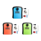 Maxbell Keys Lock Box Security Lock Box for Homestay House Keys Room Cards Apartment Blue
