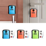 Maxbell Keys Lock Box Security Lock Box for Homestay House Keys Room Cards Apartment Blue