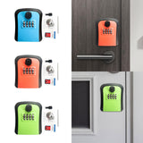 Maxbell Keys Lock Box Security Lock Box for Homestay House Keys Room Cards Apartment Blue