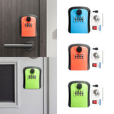Maxbell Keys Lock Box Security Lock Box for Homestay House Keys Room Cards Apartment Blue
