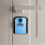 Maxbell Keys Lock Box Security Lock Box for Homestay House Keys Room Cards Apartment Blue