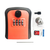 Maxbell Keys Lock Box Security Lock Box for Homestay House Keys Room Cards Apartment Orange