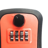 Maxbell Keys Lock Box Security Lock Box for Homestay House Keys Room Cards Apartment Orange