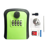 Maxbell Keys Lock Box Security Lock Box for Homestay House Keys Room Cards Apartment Green