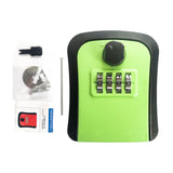 Maxbell Keys Lock Box Security Lock Box for Homestay House Keys Room Cards Apartment Green