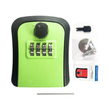 Maxbell Keys Lock Box Security Lock Box for Homestay House Keys Room Cards Apartment Green