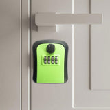 Maxbell Keys Lock Box Security Lock Box for Homestay House Keys Room Cards Apartment Green