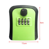 Maxbell Keys Lock Box Security Lock Box for Homestay House Keys Room Cards Apartment Green