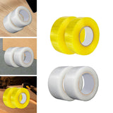Maxbell Maxbell 2 Pieces Packing Tape 196 Yard Clear Packing Tape for Warehouse Box Pet Hair Clear Yellow