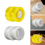 Maxbell Maxbell 2 Pieces Packing Tape 196 Yard Clear Packing Tape for Warehouse Box Pet Hair Clear Yellow