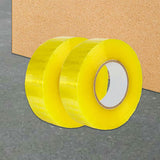 Maxbell Maxbell 2 Pieces Packing Tape 196 Yard Clear Packing Tape for Warehouse Box Pet Hair Clear Yellow