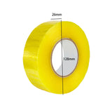 Maxbell Maxbell 2 Pieces Packing Tape 196 Yard Clear Packing Tape for Warehouse Box Pet Hair Clear Yellow