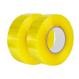 Maxbell Maxbell 2 Pieces Packing Tape 196 Yard Clear Packing Tape for Warehouse Box Pet Hair Clear Yellow