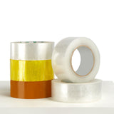 Maxbell Maxbell 2 Pieces Packing Tape 196 Yard Clear Packing Tape for Warehouse Box Pet Hair Clear Yellow