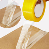 Maxbell Maxbell 2 Pieces Packing Tape 196 Yard Clear Packing Tape for Warehouse Box Pet Hair Clear Yellow