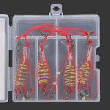 Maxbell 4 Pieces Explosions Fishing Hooks for Larger Carp Outdoor Fishing Outdoor 6 Standard