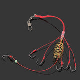 Maxbell 4 Pieces Explosions Fishing Hooks for Larger Carp Outdoor Fishing Outdoor 6 Standard