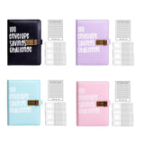 Maxbell Envelope Challenge Binder Budget Book for Budgeting Challenging Saving Money Black