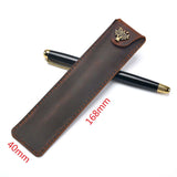 Maxbell Pen Protective Sleeve Easy to Use Pen Storage Organizer Waterproof Pen Pouch Coffee