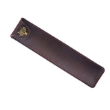 Maxbell Pen Protective Sleeve Easy to Use Pen Storage Organizer Waterproof Pen Pouch Coffee