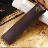 Maxbell Pen Protective Sleeve Easy to Use Pen Storage Organizer Waterproof Pen Pouch Coffee