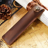 Maxbell Pen Protective Sleeve Easy to Use Pen Storage Organizer Waterproof Pen Pouch Brown